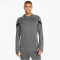 PUMA teamFINAL Training 1/4-Zip Top Slim Fit Herren smoked pearl/puma black/puma silver M