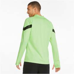 PUMA teamFINAL Training 1/4-Zip Top Slim Fit Herren fizzy lime/puma black/puma silver XL
