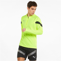 PUMA teamFINAL Training 1/4-Zip Top Slim Fit Herren yellow alert/puma black/puma silver XXL