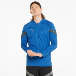 PUMA teamFINAL Trainingsjacke Herren electric blue lemonade/smoked pearl/puma silver L