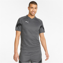 PUMA teamFINAL Trainingsshirt Herren smoked pearl/puma black/puma silver S