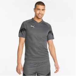 PUMA teamFINAL Trainingsshirt Herren smoked pearl/puma black/puma silver M