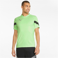 PUMA teamFINAL Trainingsshirt Herren fizzy lime/puma black/puma silver M