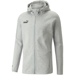 PUMA teamFINAL Casuals Kapuzenjacke Herren light gray...