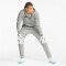 PUMA teamFINAL Casuals Kapuzenjacke Herren light gray heather XL