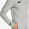 PUMA teamFINAL Casuals Kapuzenjacke Herren light gray heather XL