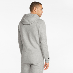 PUMA teamFINAL Casuals Kapuzenjacke Herren light gray heather L