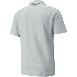 PUMA teamFINAL Casuals Poloshirt Herren light gray heather M