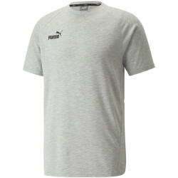 PUMA teamFINAL Casuals T-Shirt Herren light gray heather 3XL