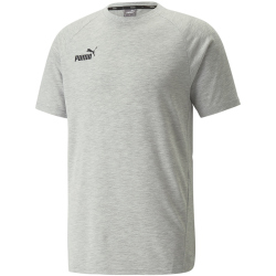 PUMA teamFINAL Casuals T-Shirt Herren light gray heather M