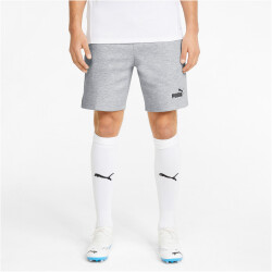 PUMA teamFINAL Casuals Sweatshorts Herren light gray heather XXL
