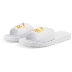 PUMA Purecat Badelatschen PUMA white/PUMA team gold 42