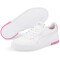 PUMA Carina Leder Sneaker Damen PUMA white/PUMA white/opera mauve 39