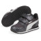 PUMA Cabana Racer Glitz Baby-Sneaker mit Klettverschluss PUMA silver/PUMA black/PUMA silver 24