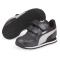 PUMA Cabana Racer Glitz Baby-Sneaker mit Klettverschluss puma silver/puma black/puma silver 27