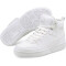 PUMA Rebound Joy Mid-Top Sneaker Kinder PUMA white/PUMA white/limestone 36