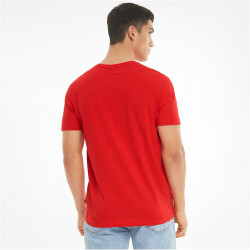 PUMA Essential Logo T-Shirt Herren high risk red L