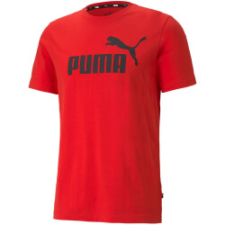 PUMA Essential Logo T-Shirt Herren high risk red XL
