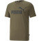 PUMA Essentials Logo T-Shirt Herren dark green moss M