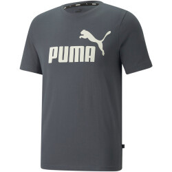 PUMA Essentials Logo T-Shirt Herren dark slate S