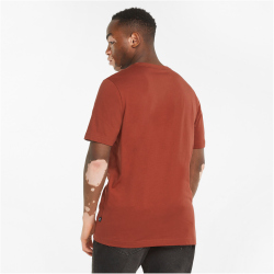 PUMA Essentials Small Logo T-Shirt Herren chili oil S