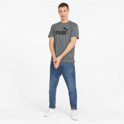 PUMA Essentials Heather T-Shirt dark slate S