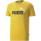 PUMA Ess+ Metallic 2 Col Logo T-Shirt Herren bamboo L