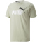 PUMA Ess+ Metallic 2 Col Logo T-Shirt Herren spring moss M