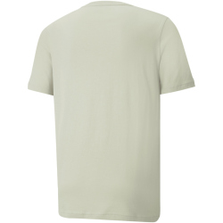 PUMA Ess+ Metallic 2 Col Logo T-Shirt Herren spring moss S