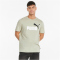 PUMA Ess+ Metallic 2 Col Logo T-Shirt Herren spring moss S