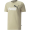PUMA Ess+ Metallic 2 Col Logo T-Shirt Herren putty S