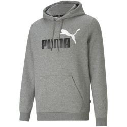 PUMA Ess+ Metallic 2 Col Big Logo Fleece-Hoodie Herren...