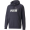 PUMA Ess+ Metallic 2 Col Big Logo Fleece-Hoodie Herren parisian night XL