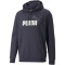 PUMA Ess+ Metallic 2 Col Big Logo Fleece-Hoodie Herren parisian night M
