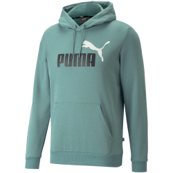 PUMA Ess+ Metallic 2 Col Big Logo Fleece-Hoodie Herren...