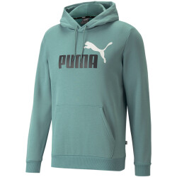 PUMA Ess+ Metallic 2 Col Big Logo Fleece-Hoodie Herren...