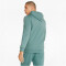 PUMA Ess+ Metallic 2 Col Big Logo Fleece-Hoodie Herren mineral blue L