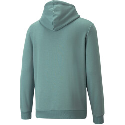 PUMA Ess+ Metallic 2 Col Big Logo Fleece-Hoodie Herren mineral blue S