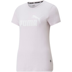 PUMA Essentials Logo T-Shirt Damen lavender fog S