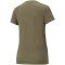 PUMA Essentials Logo T-Shirt Damen dark green moss S