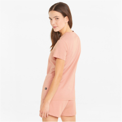 PUMA Essentials Logo T-Shirt Damen rosette S