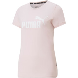 PUMA Essentials Logo T-Shirt Damen chalk pink S