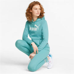 PUMA Essentials Logo Fleece Hoodie Damen porcelain XS