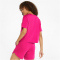 PUMA Essentials Cropped Logo T-Shirt Damen festival fuchsia XS