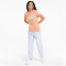 PUMA Essentials Logo Heather T-Shirt Damen peach pink heather S