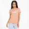 PUMA Essentials Logo Heather T-Shirt Damen peach pink heather S
