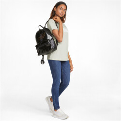 PUMA Essentials Logo Heather T-Shirt Damen spring moss...