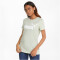 PUMA Essentials Logo Heather T-Shirt Damen spring moss heather L