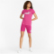 PUMA Essentials Logo Heather T-Shirt Damen festival fuchsia heather S