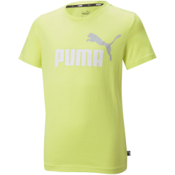 PUMA Ess+ Metallic 2 Col Logo T-Shirt Jungen lemon...